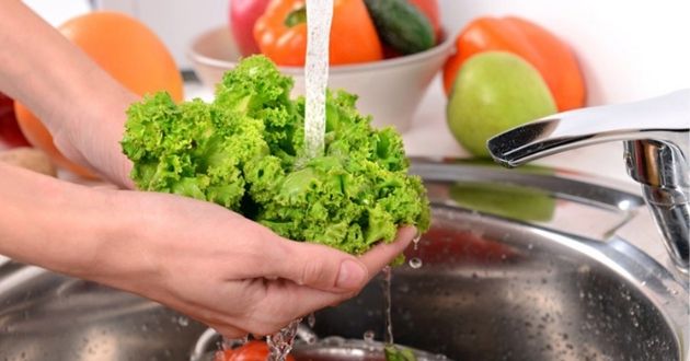 Những cách để rửa rau tươi sạch